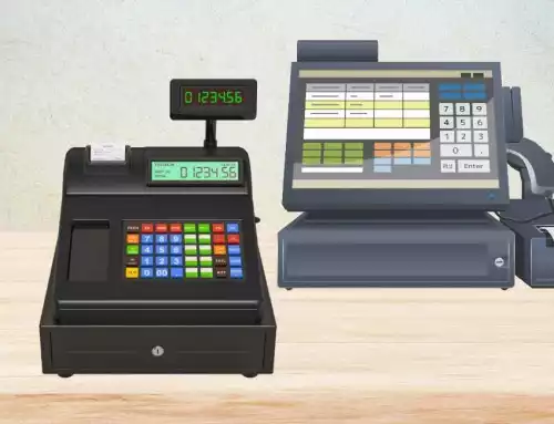 modern cash registers front